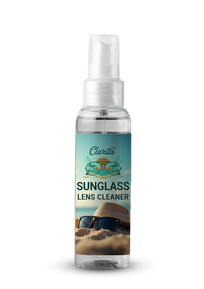 CLARiTA SUNGLASSES cleaner.  image